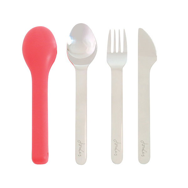 Travel Cutlery Set with a Red Pouch By Joules
