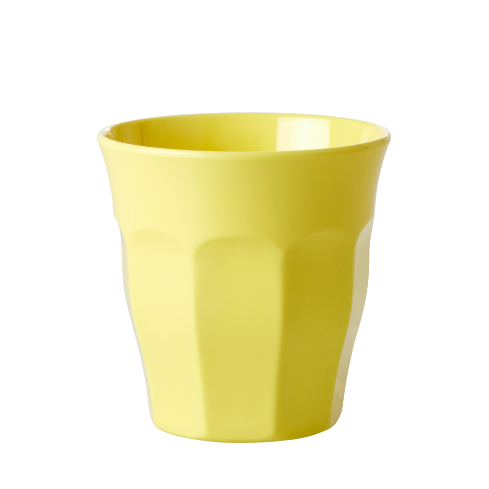 Lemon Yellow Small Kids Melamine Cup Rice DK