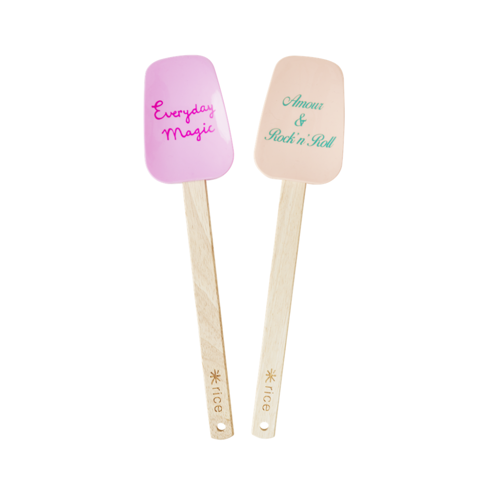 pink silicone spatula