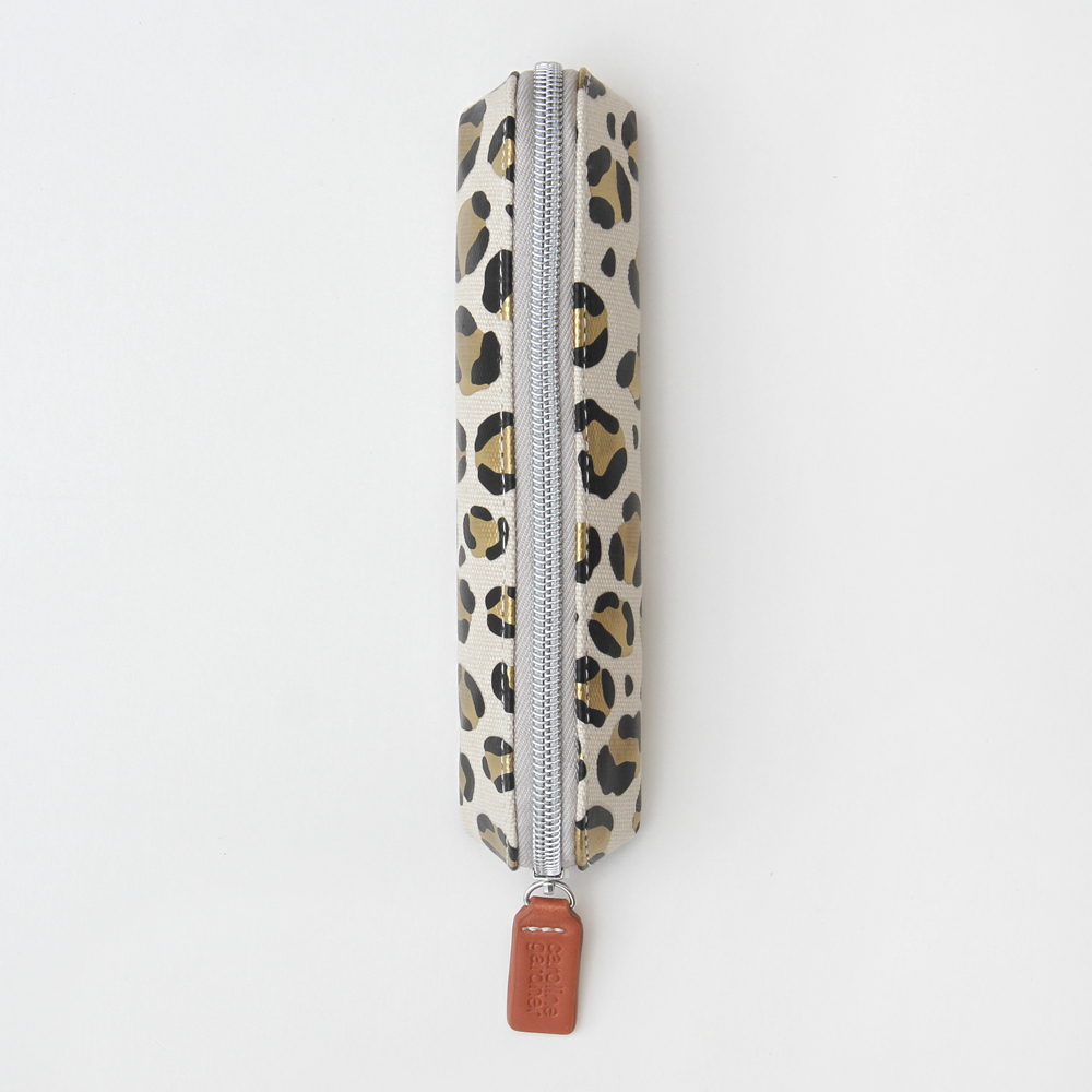 Leopard Print Small Pencil Case By Caroline Gardner Vibrant Home