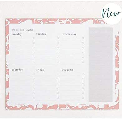 Caroline Gardner Weekly Planner Marble Print