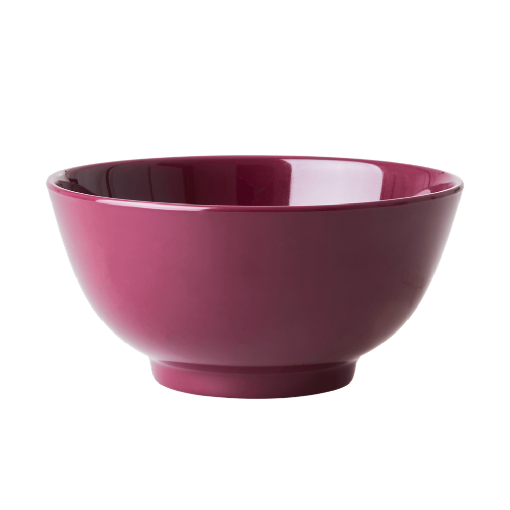 Maroon Melamine Bowl Rice DK