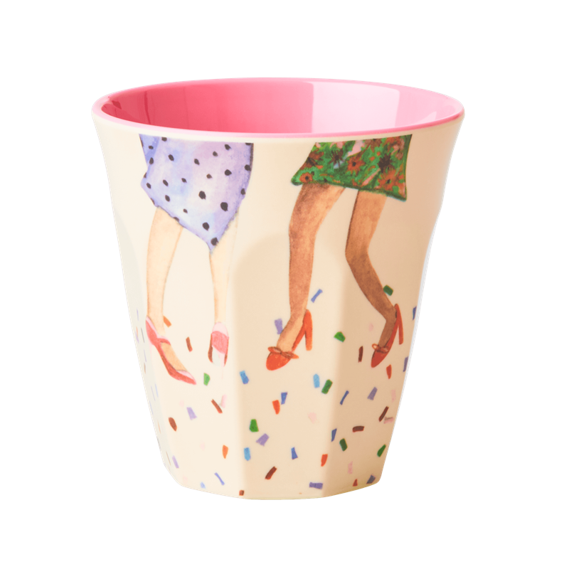 Dancing Legs Print Melamine Cup By Rice DK