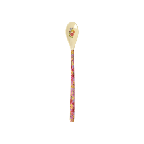 Swedish Flower Print Melamine Latte Spoon By Rice