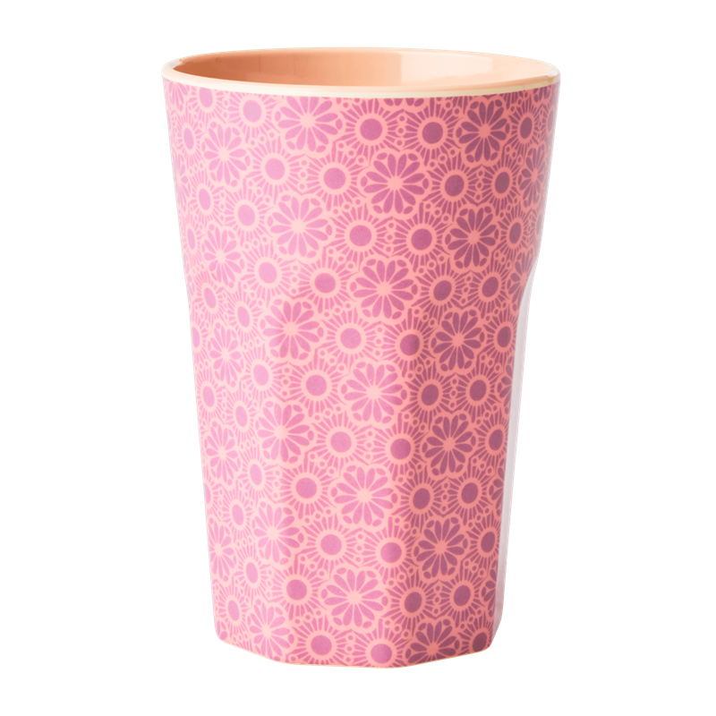 Pink Marrakesh Print Melamine Tall Cup By Rice DK