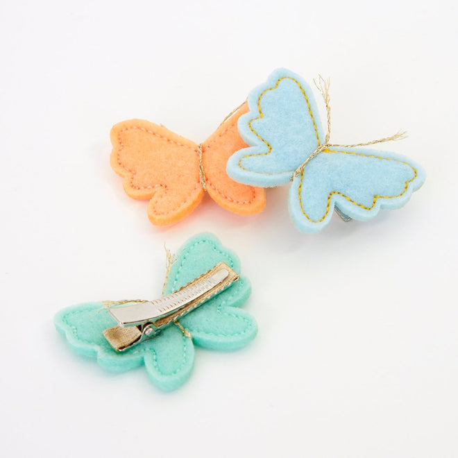 Felt Butterfly Hair clips By Meri Meri
