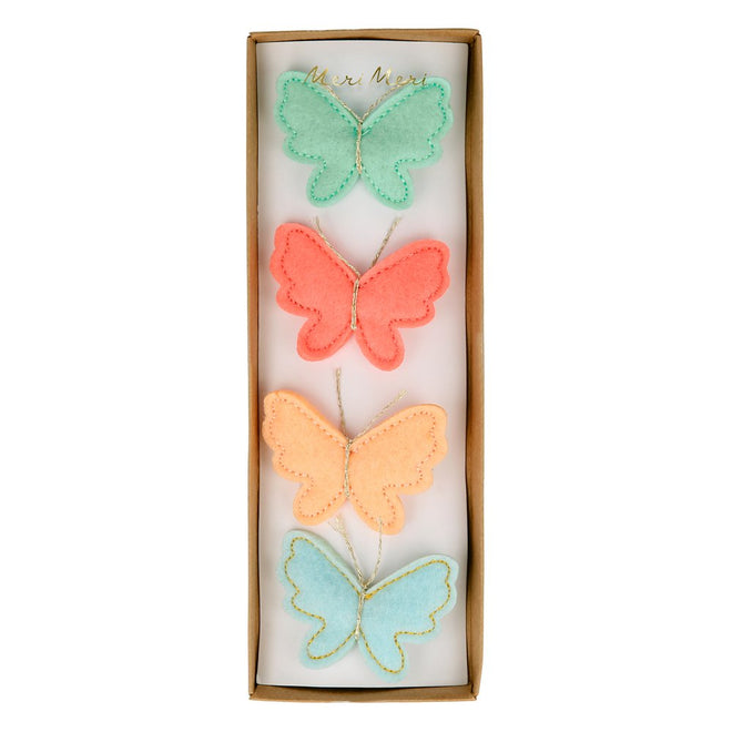 Felt Butterfly Hair clips By Meri Meri