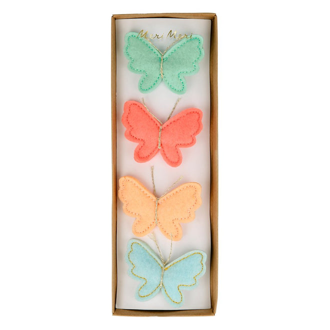 Felt Butterfly Hair clips By Meri Meri