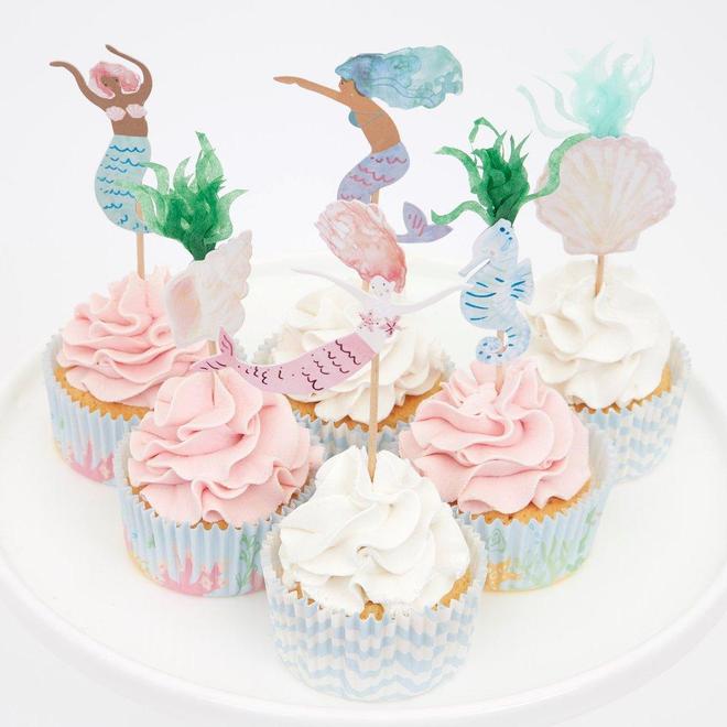 Mermaid Cupcake Kit By Meri Meri