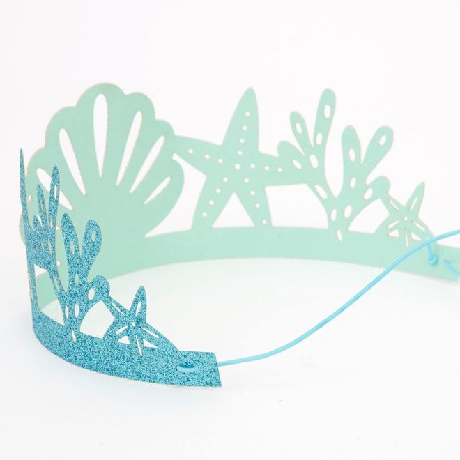 Mermaid Party Crowns Set of 8 By Meri Meri