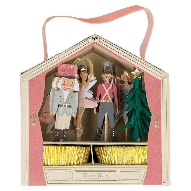 Nutcracker Theme Cupcake Kit By Meri Meri