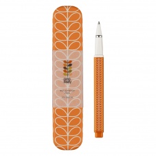 Linear Papaya Stem Print Ballpoint Pen & Tin By Orla Kiely