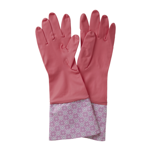 Pink Kitchen Cleaning Gloves Rice DK