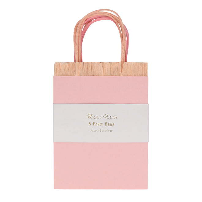 Pink Fringe Party or Gift Bags By Meri Meri