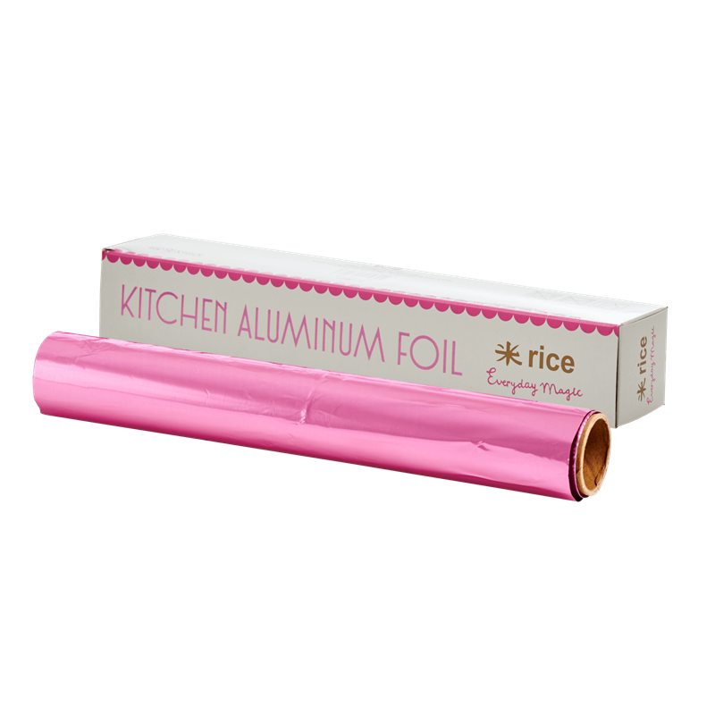 Aluminum Kitchen Foil in Pink By Rice DK
