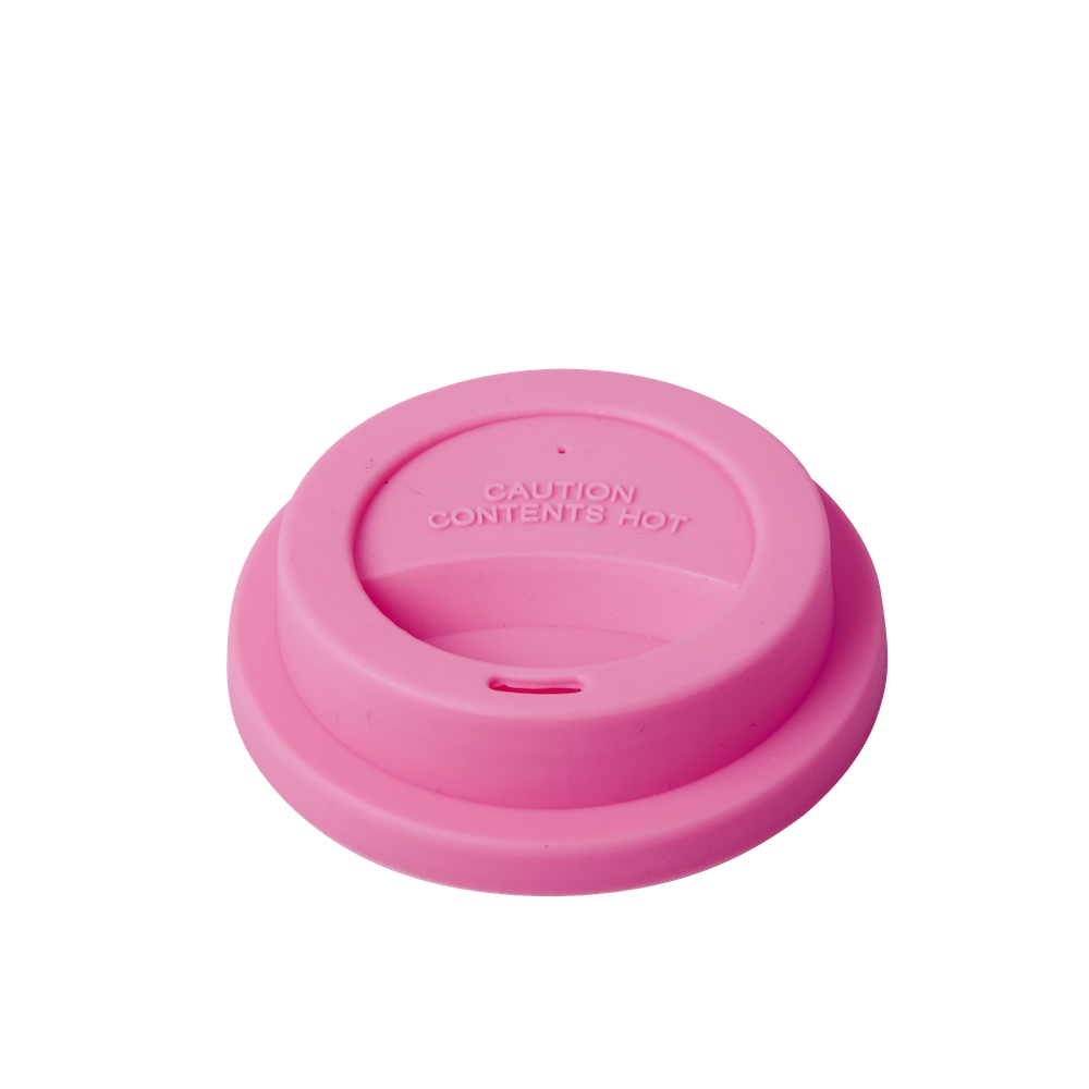 Rice Dk Pink Silicone Lid for Melamine Cup
