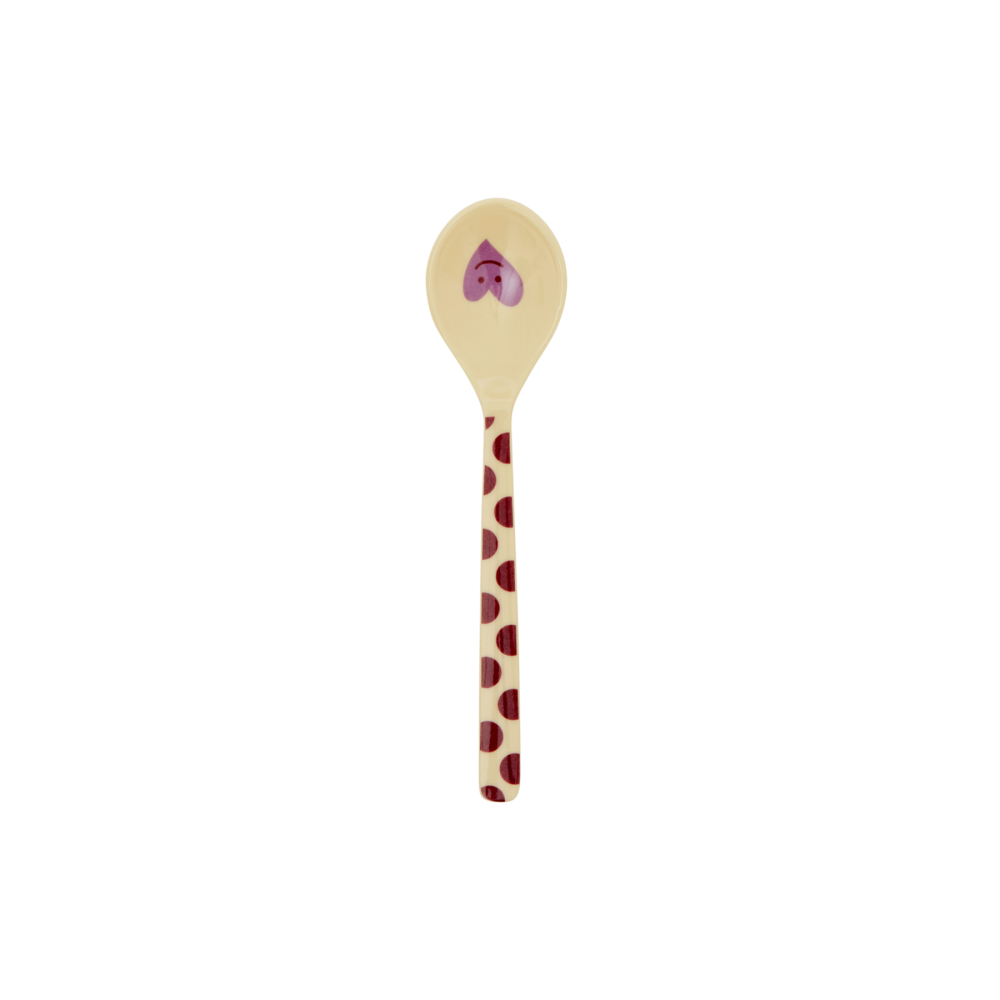 Dot Print Melamine Teaspoons Rice DK