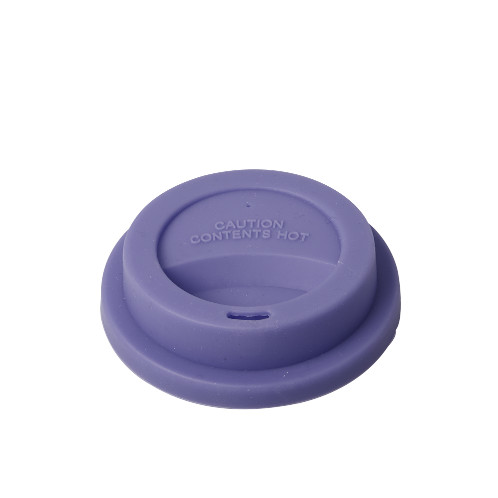 Rice Dk Lavender Silicone Lid for Melamine Cup