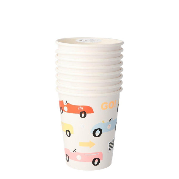 Race Car Theme Paper Cups By Meri Meri