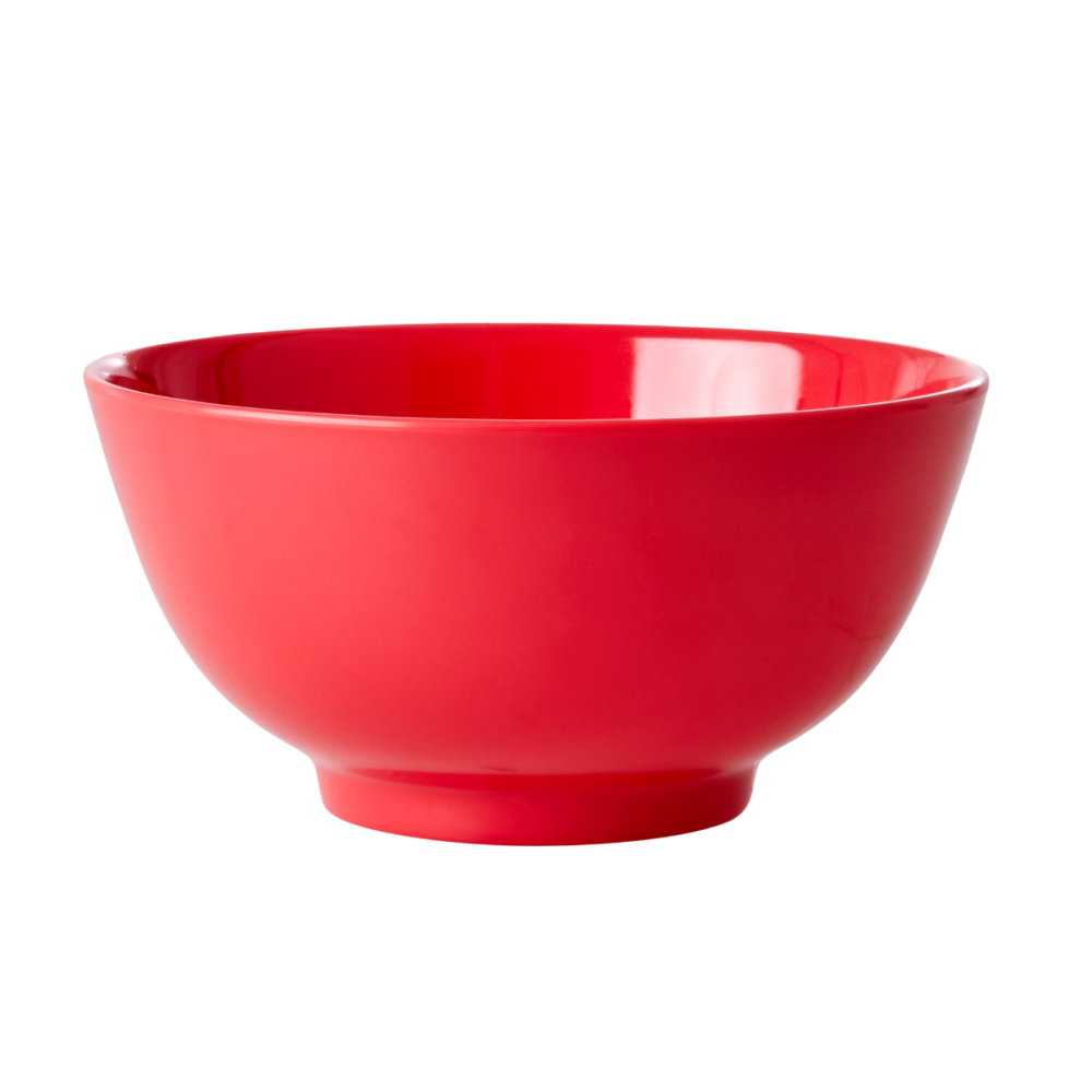 Red Melamine Bowl Rice DK Vibrant Home