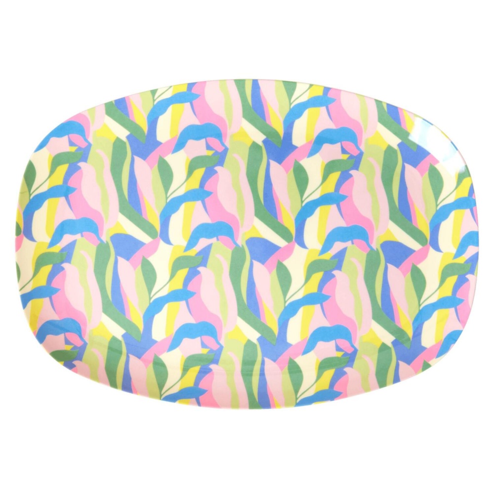 Jungle Fever Print Melamine Rectangular Plate By Rice DK