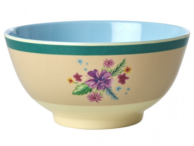 Arda Bloom Floral Print Melamine Bowl By Rice DK