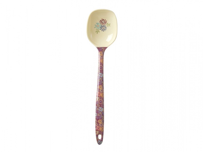 Melamine Cooking Spoons Wild Vintage Flower Print Rice DK
