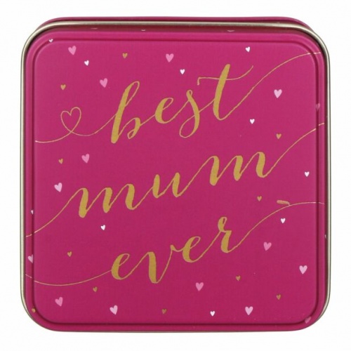 Best Mum Ever Little Gesture Small Square Tin By Sara Miller