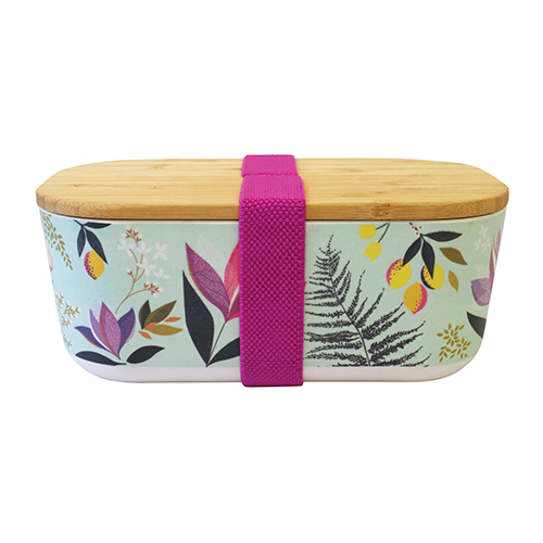 Orchard Print Bamboo Lunch Box By Sara Miller London
