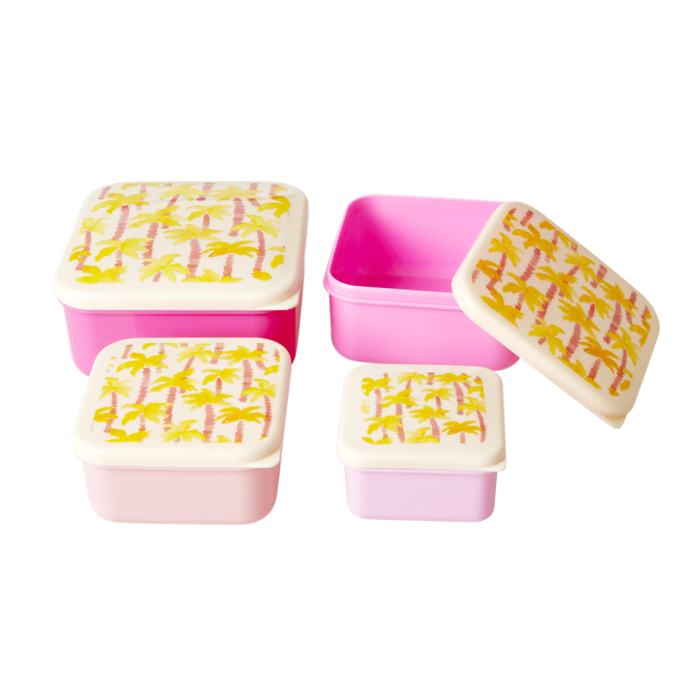 Set of 12 Small Colourful Reusable Snack or Storage Boxes Rice DK ...