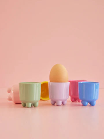 Set of 6 Melamine Egg Cups By Rice DK