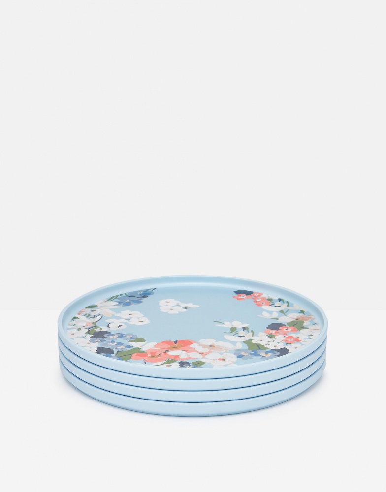 Set of 4 Melamine Dinner Plates Joules Collection