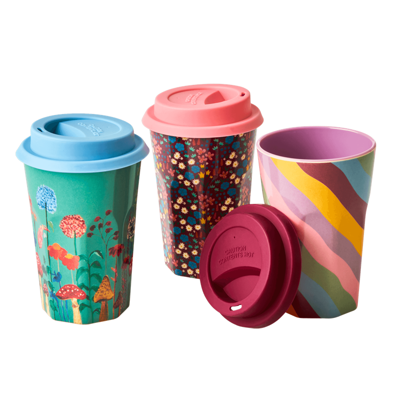 Rice Dk Colourful Silicone Lid for Melamine Cups