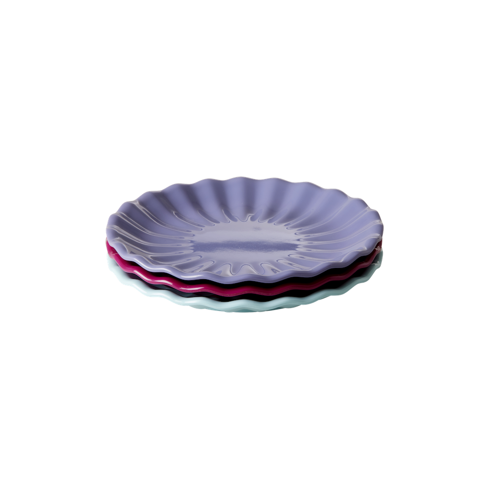 Soft Plum Melamine Cake Plate By Rice DK