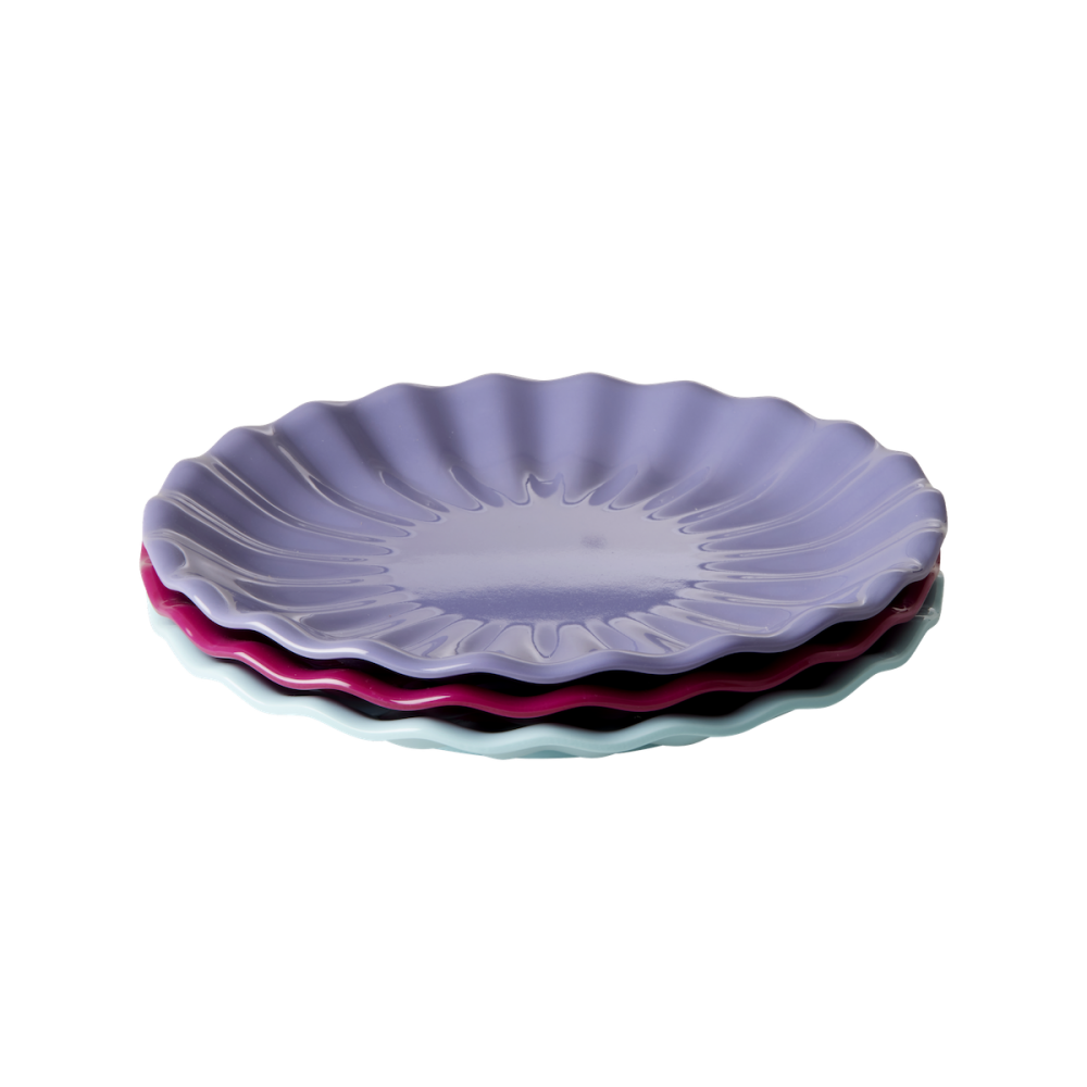 Soft Plum Melamine Side Plate By Rice DK