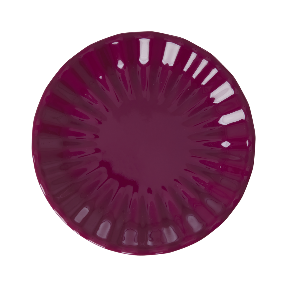 Soft Plum Melamine Side Plate By Rice DK