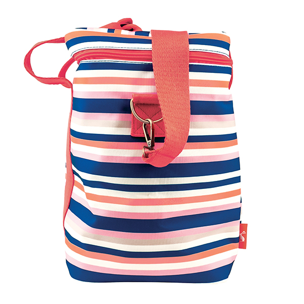 Colourful Stripe Print Family Cool Bag By Joules