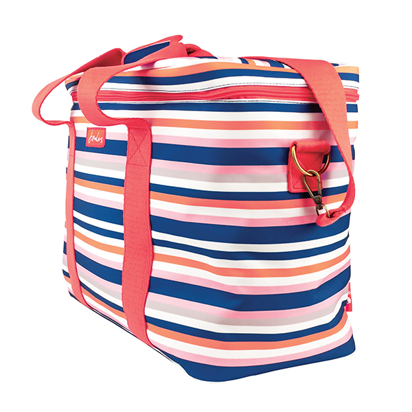 Colourful Stripe Print Family Cool Bag By Joules