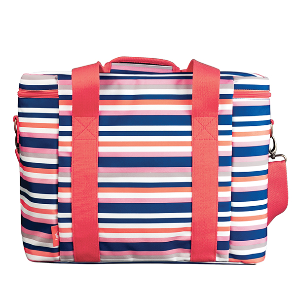 Colourful Stripe Print Family Cool Bag By Joules