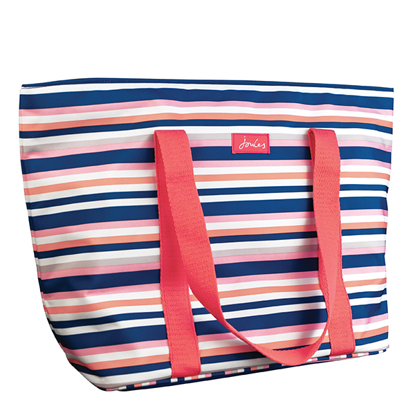 Colourful Stripe Print Tote Cool Bag By Joules
