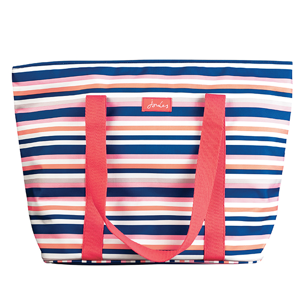 Colourful Stripe Print Tote Cool Bag By Joules