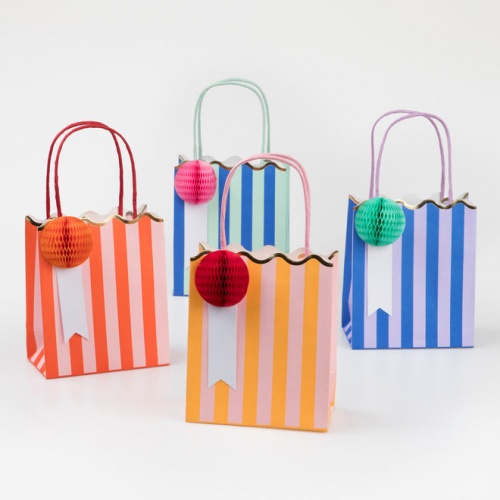Striped Party Bags By Meri Meri