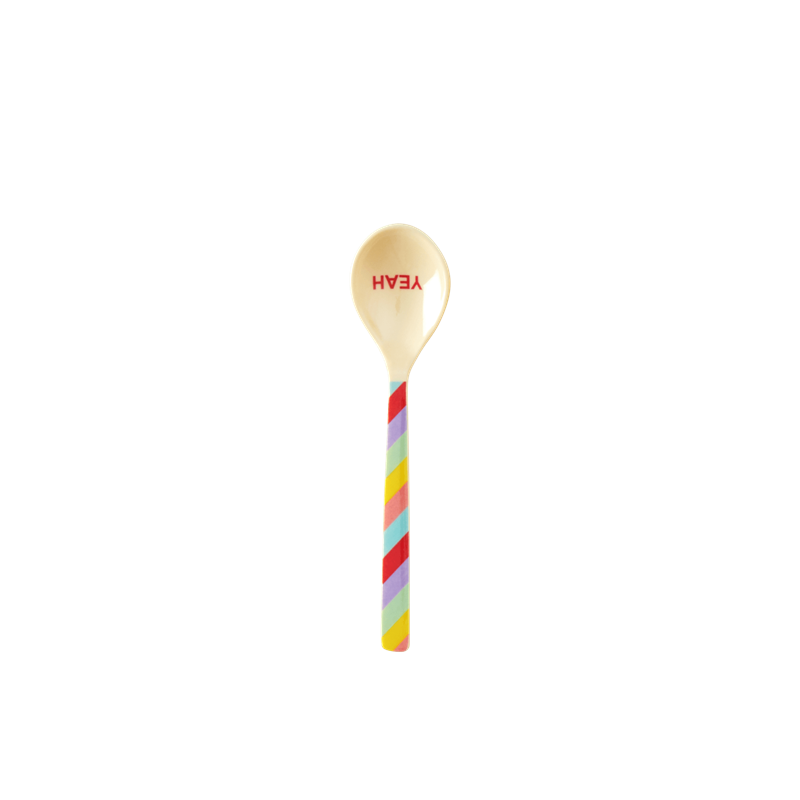 Striped Summer Rush Print Melamine Teaspoon Rice DK