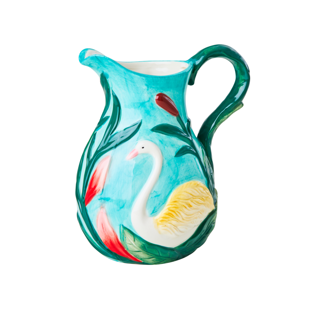 Swan Ceramic Vase By Rice DK