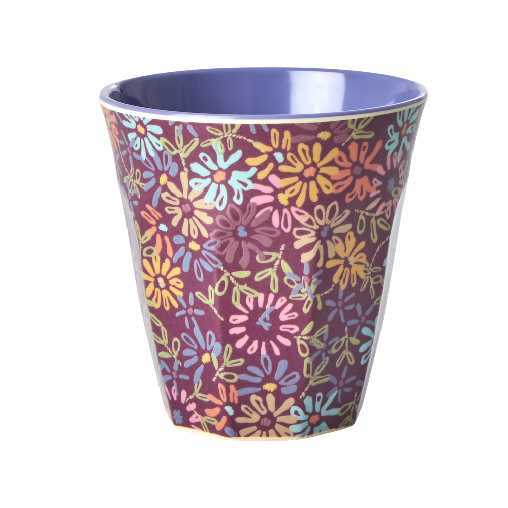 Wild Vintage Flower Print Melamine Cup By Rice DK