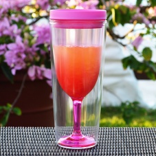 Wine Traveller Outdoor Portable Wine Glass - Colourful Tint - Vibrant Home