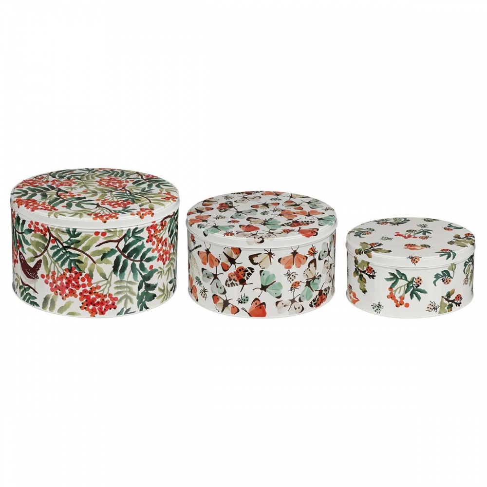 All Creatures Great & Small Print Set of 3 Cake Tins By Emma Bridgewater