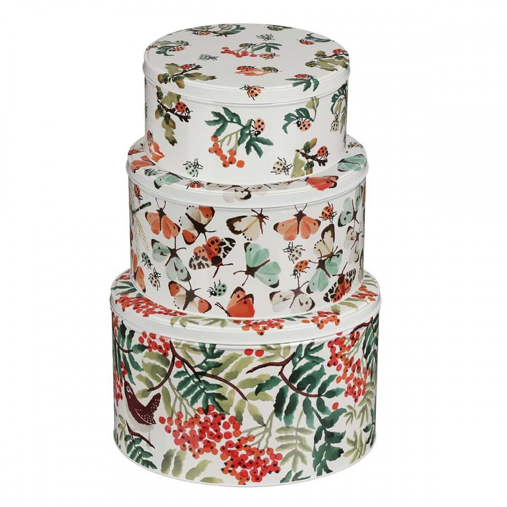 All Creatures Great & Small Print Set of 3 Cake Tins By Emma Bridgewater