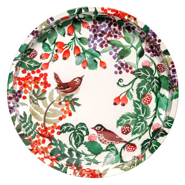 Emma Bridgewater Hedgerow Print Round Deepwell Tray