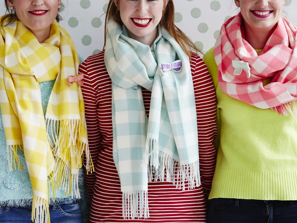 big check scarf